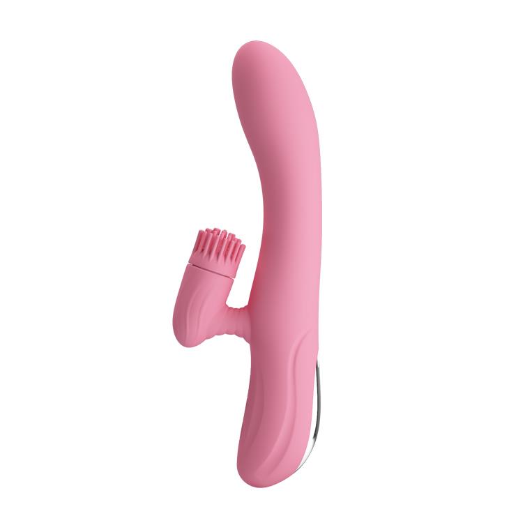 Wibrator silikonowy punktu G Pretty Love Chris rotujący USB 20,5 cm