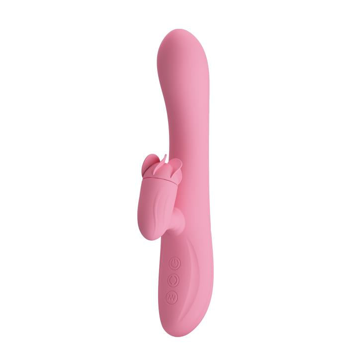 Wibrator króliczek obrotowy Pretty Love Gina 4 obroty 7 wibracji USB 20,5 c