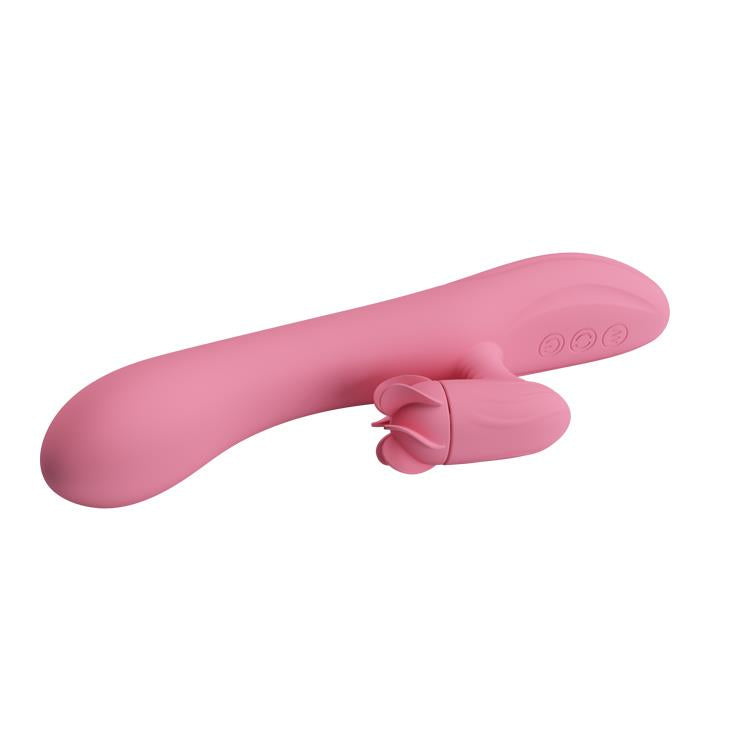Wibrator króliczek obrotowy Pretty Love Gina 4 obroty 7 wibracji USB 20,5 c
