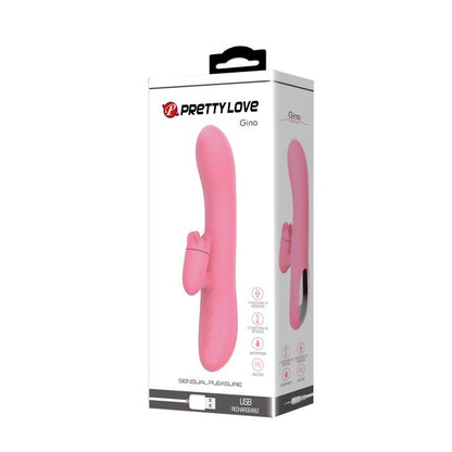 Wibrator króliczek obrotowy Pretty Love Gina 4 obroty 7 wibracji USB 20,5 c