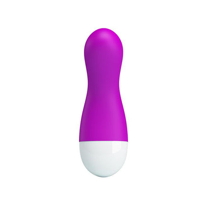 Wibrator mini Ian Pretty Love fioletowy silikonowy USB 30 funkcji