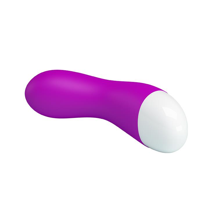 Wibrator mini Ian Pretty Love fioletowy silikonowy USB 30 funkcji