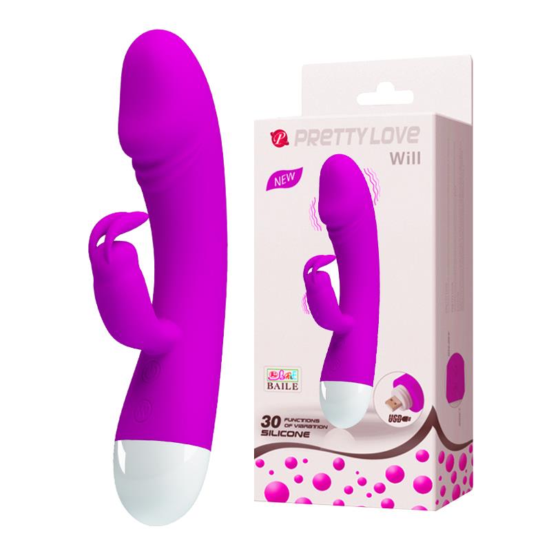 Wibrator króliczek Pretty Love Will USB 30 trybów 18 cm