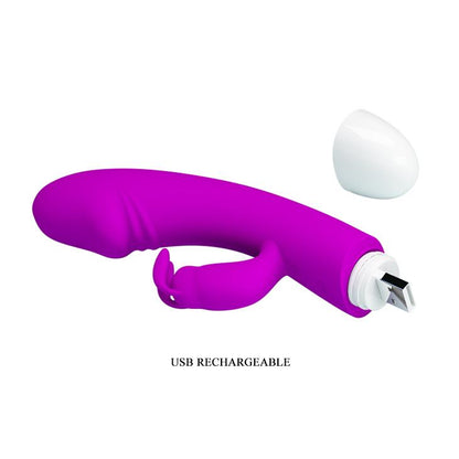 Wibrator króliczek Pretty Love Will USB 30 trybów 18 cm