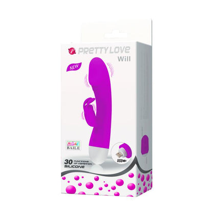Wibrator króliczek Pretty Love Will USB 30 trybów 18 cm