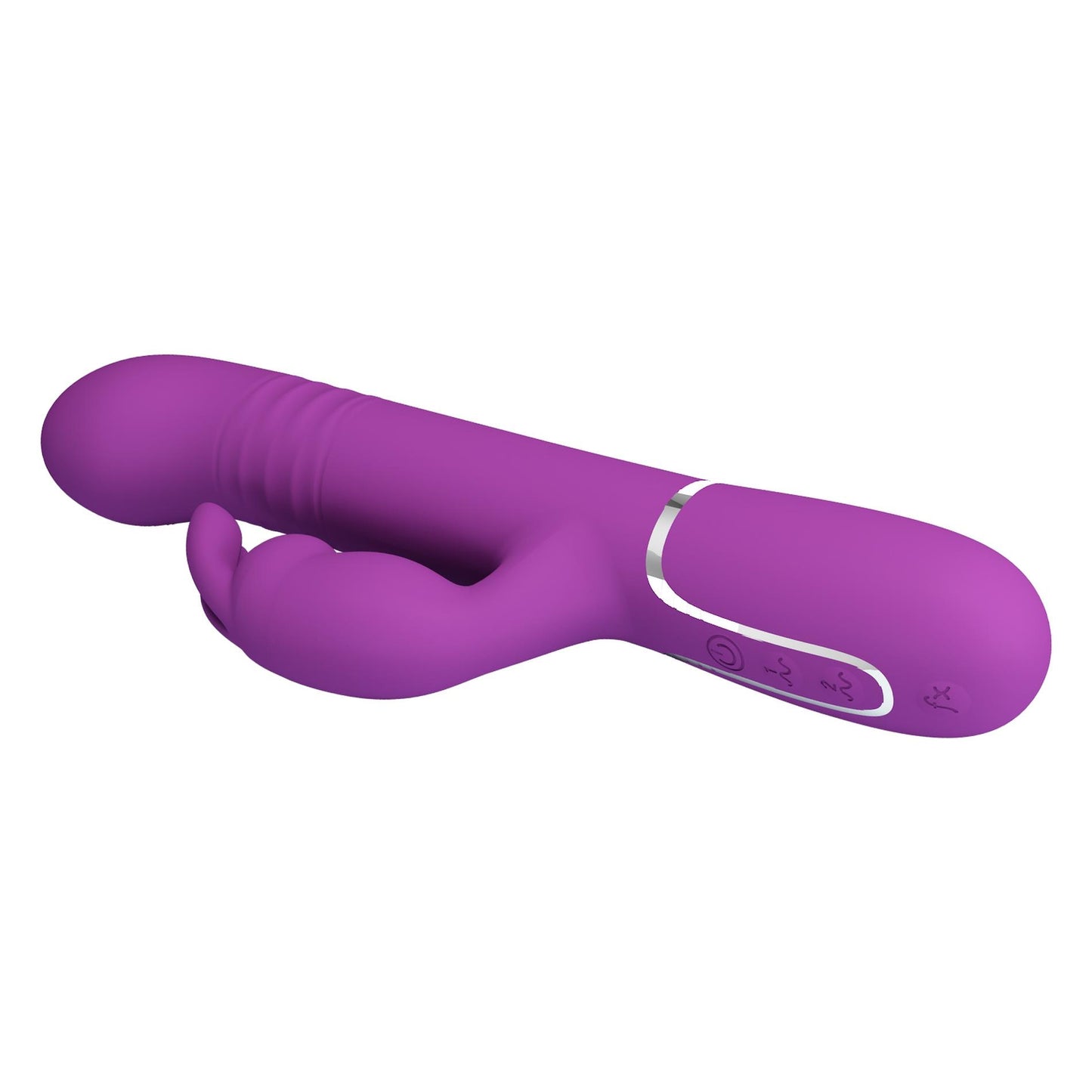 Wibrator króliczek Pretty Love Coale fioletowy 7 wibracji rotacja pchnięcia
