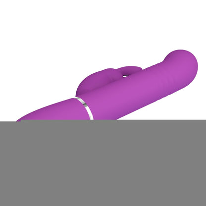 Wibrator króliczek Pretty Love Coale fioletowy 7 wibracji rotacja pchnięcia