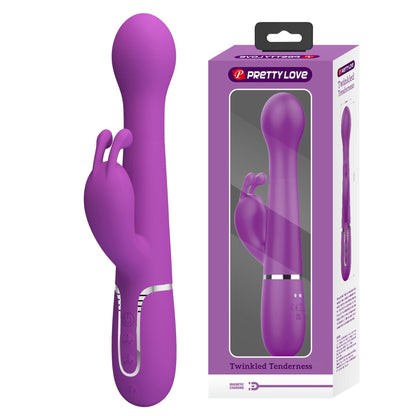 Wibrator króliczek pchający rotacyjny Pretty Love Dejon fioletowy 7 wibracj