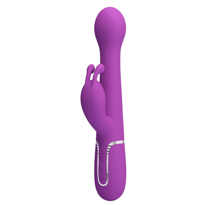 Wibrator króliczek pchający rotacyjny Pretty Love Dejon fioletowy 7 wibracj