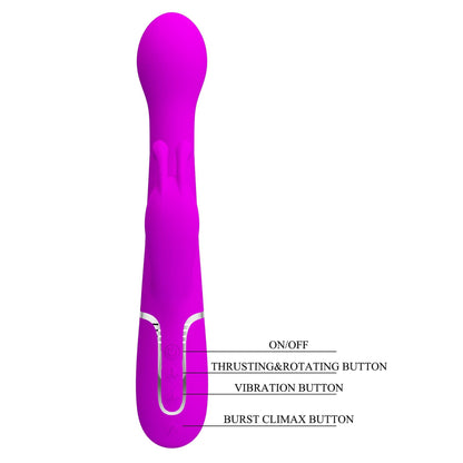 Wibrator króliczek Pretty Love Dejon Twinkled Tenderness fioletowy