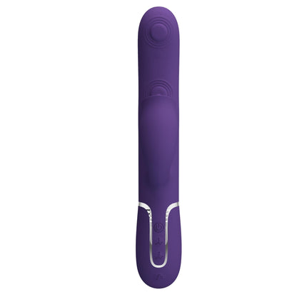Wibrator króliczek Pretty Love Gigi fioletowy silikonowy USB