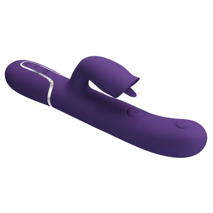 Wibrator króliczek Pretty Love Gigi fioletowy silikonowy USB