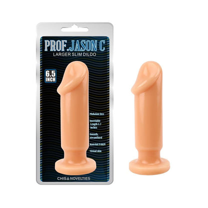 Dildo analne Large Slim T Skin Prof Jason C cieliste 16.5 cm