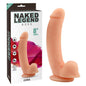 Dildo realistyczne Nakedlegend Boss Flesh wygięte z przyssawką