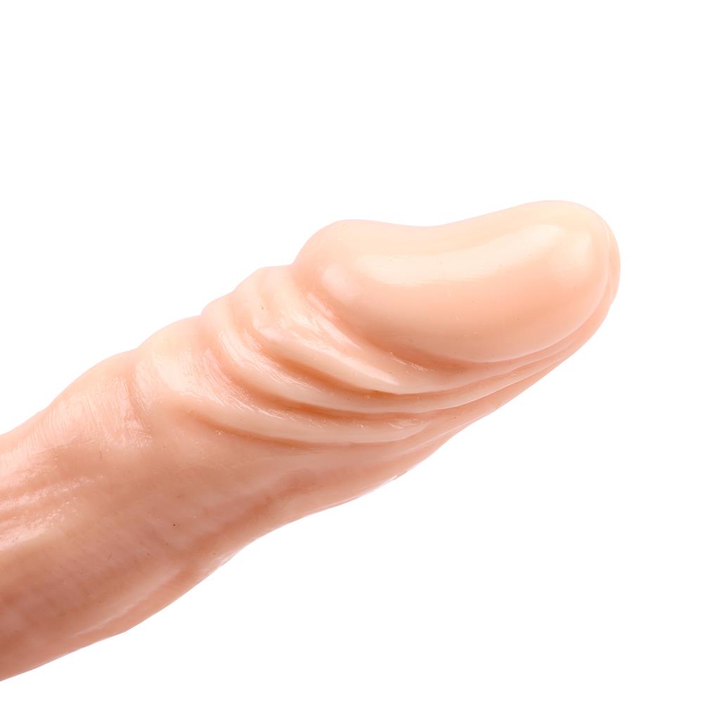 Wibrator teleskopowy James Deen z moszną i pilotem 21.5 cm