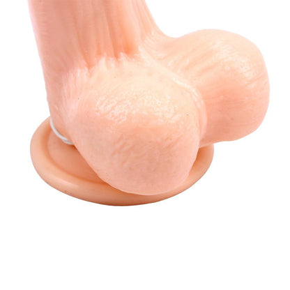 Wibrator teleskopowy James Deen z moszną i pilotem 21.5 cm