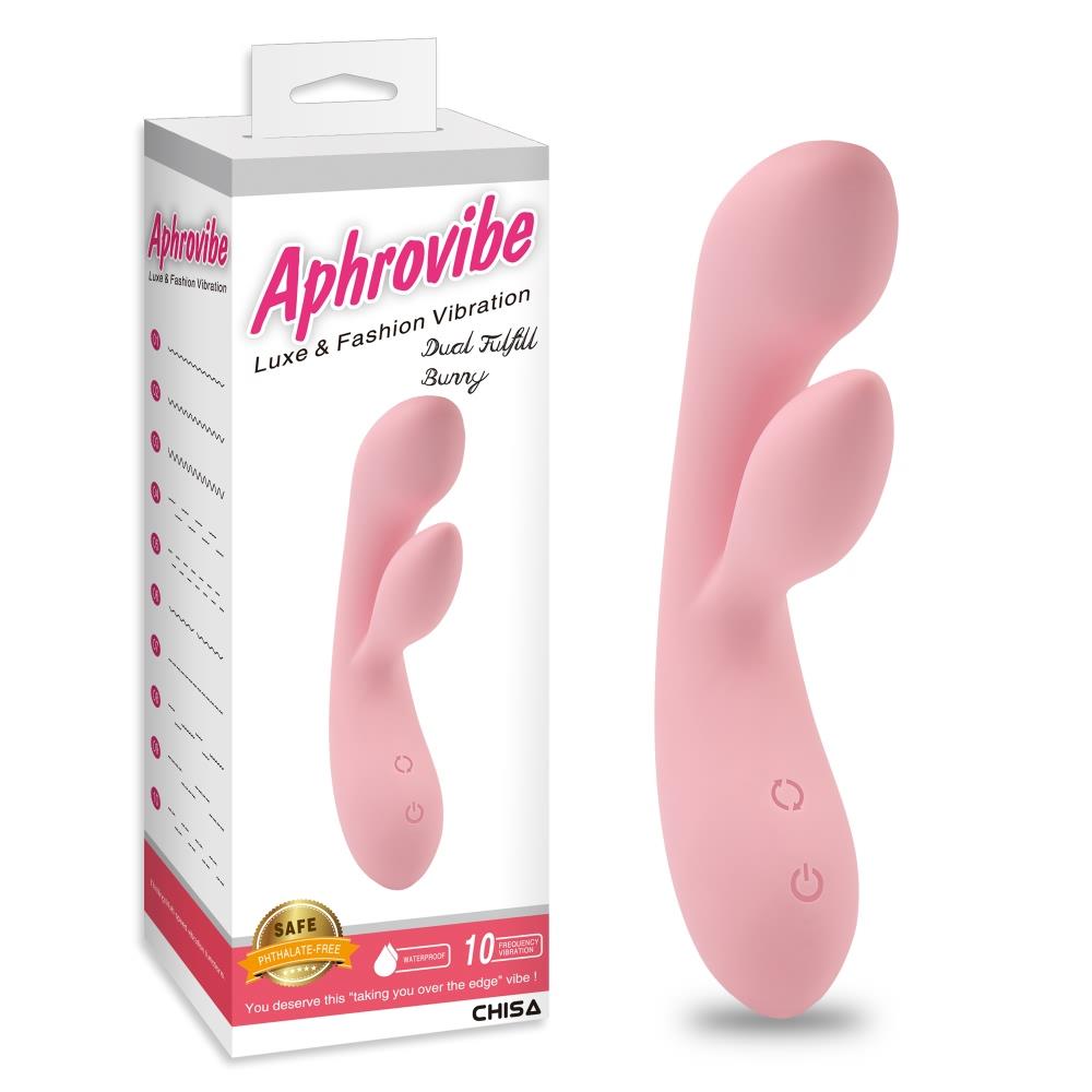 Wibrator króliczek Aphrovibe Dual Fulfill Bunny USB 20,5 cm