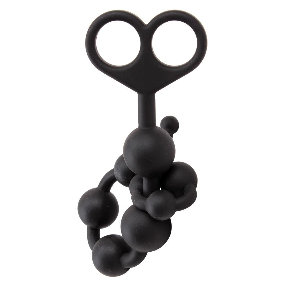 Koraliki analne silikonowe Black Mont 30 cm
