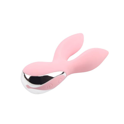 Wibrator króliczek Aphrovibe Oh My Rabbit jasnoróżowy silikonowy 13,5 cm