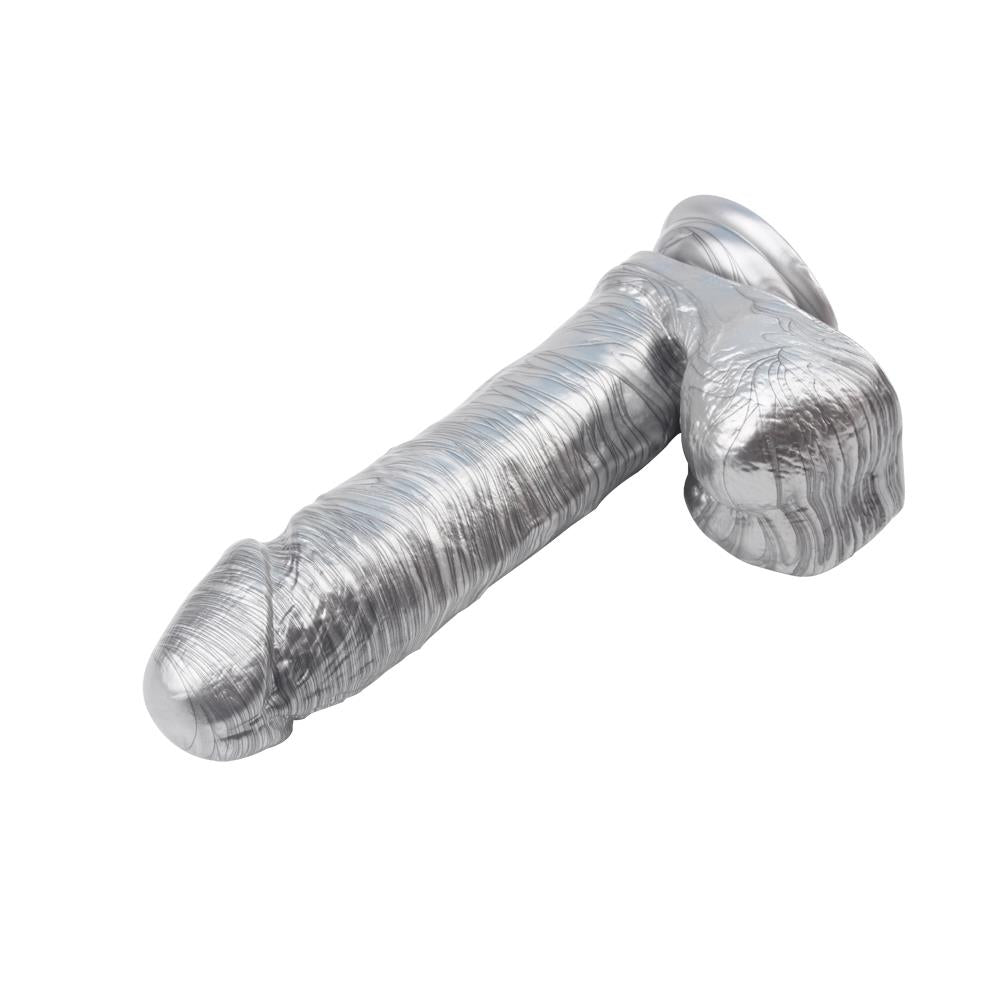 Dildo realistyczne Ben Dover srebrny DarkMuscle
