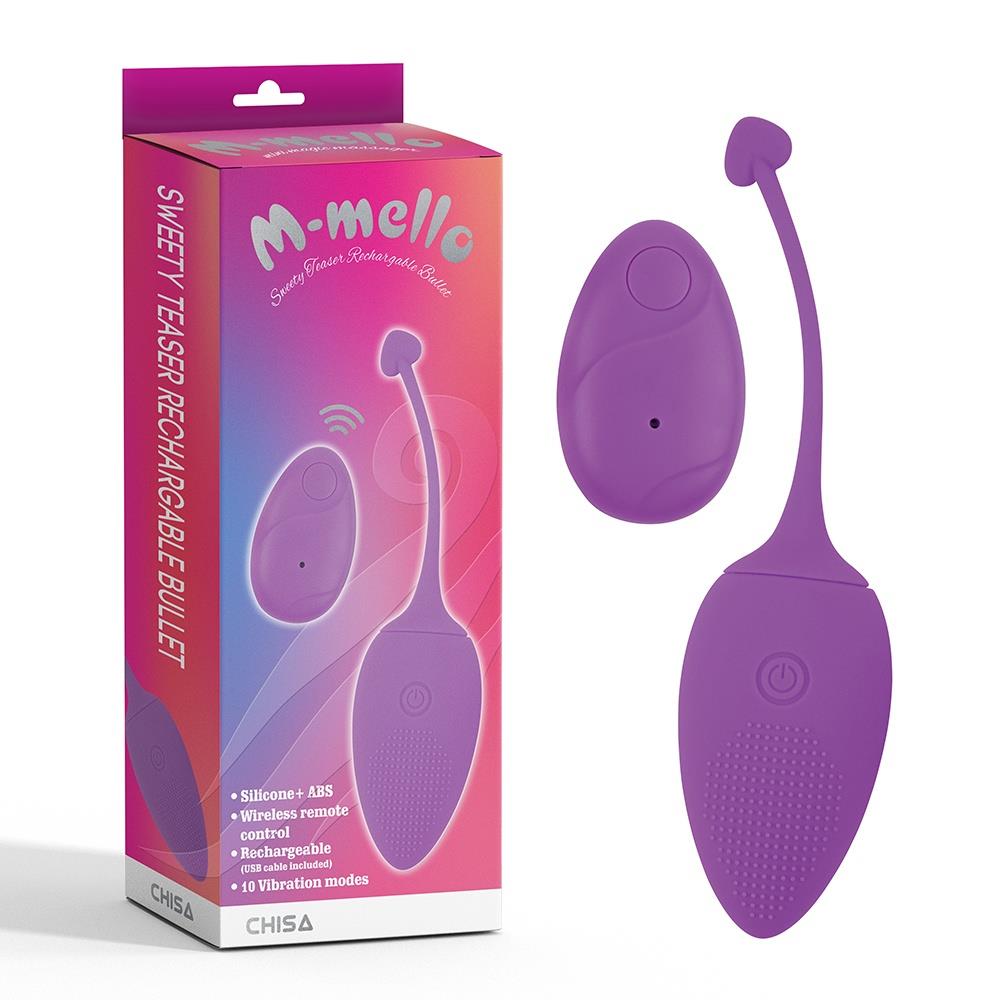Bezprzewodowe wibrujące jajko Sweety Teaser M-mello USB