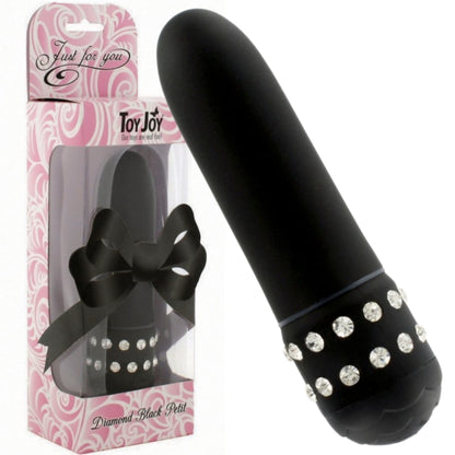 Wibrator Diamond Petit Vibe ToyJoy czarny 11 cm