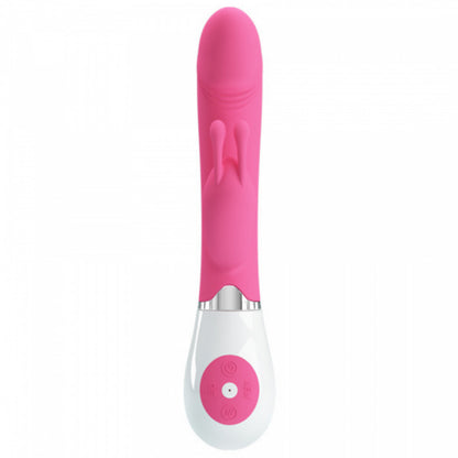Wibrator króliczek silikonowy Pretty Love Gene różowy 21 cm