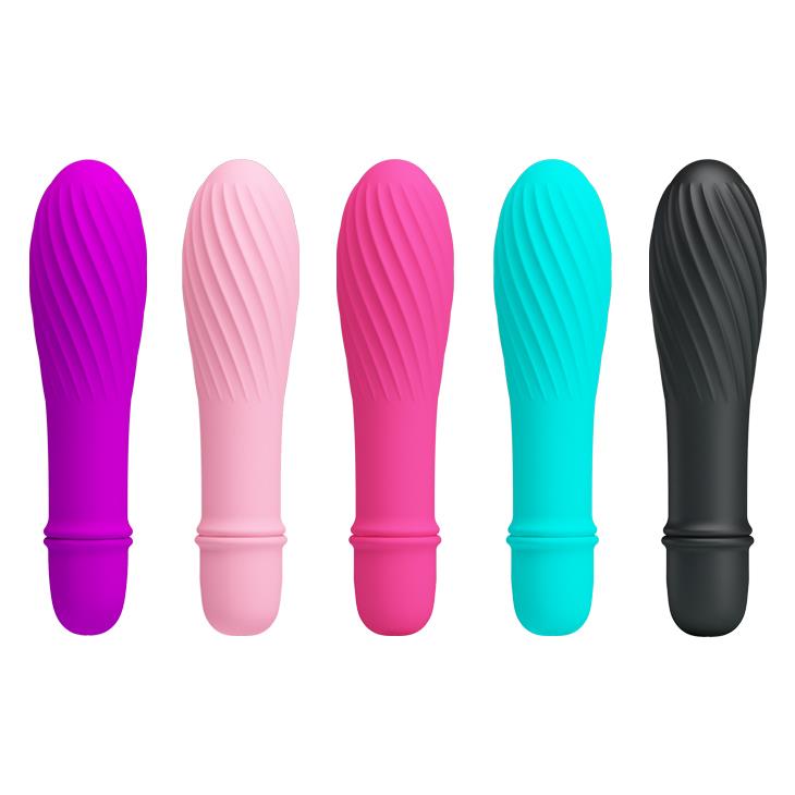 Mini wibrator Pretty Love silikonowy 10 funkcji na baterię AAA