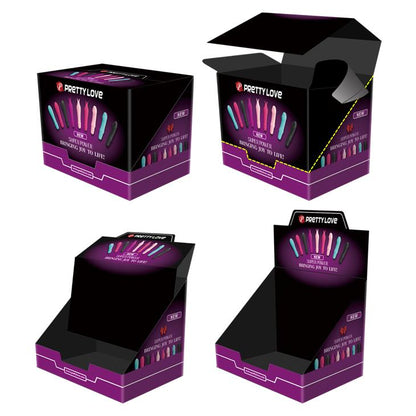 Mini wibrator Pretty Love silikonowy 10 funkcji na baterię AAA
