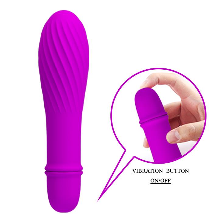 Mini wibrator Pretty Love silikonowy 10 funkcji na baterię AAA