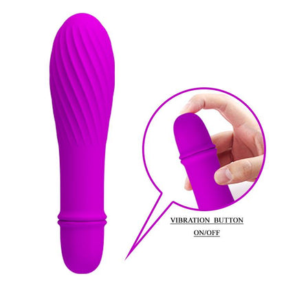 Mini wibrator Pretty Love silikonowy 10 funkcji na baterię AAA